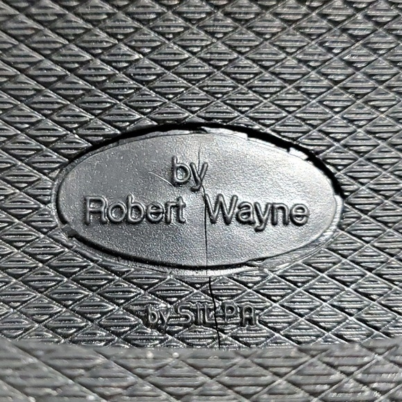 VINTAGE TATTOO ROBERT WAYNE CHUNKY PENNY LOAFERS BLACK WHITE SIZE 8 M main image 13